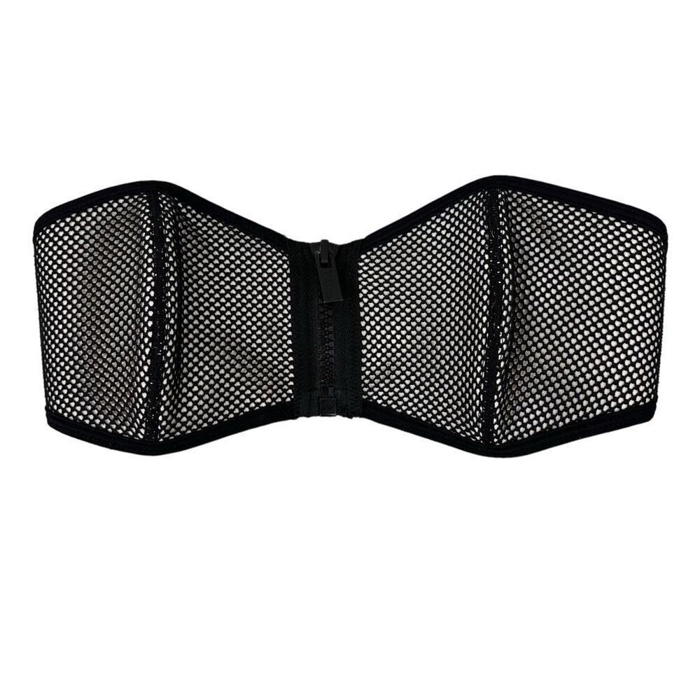 Triangl Neoprene Bikini TOP size Medium Black